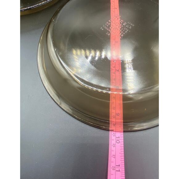 2 Vintage Pyrex Plate-Pie Serving Baking Deep Dish - Picture 4 of 4